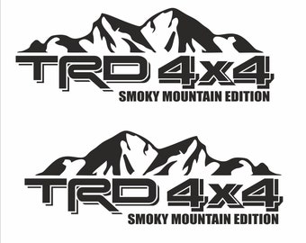 Toyota Tacoma Tundra 2016 - 2022 TRD Racing Development  Bed Vinyl Decal Sticker Graphics Kit
