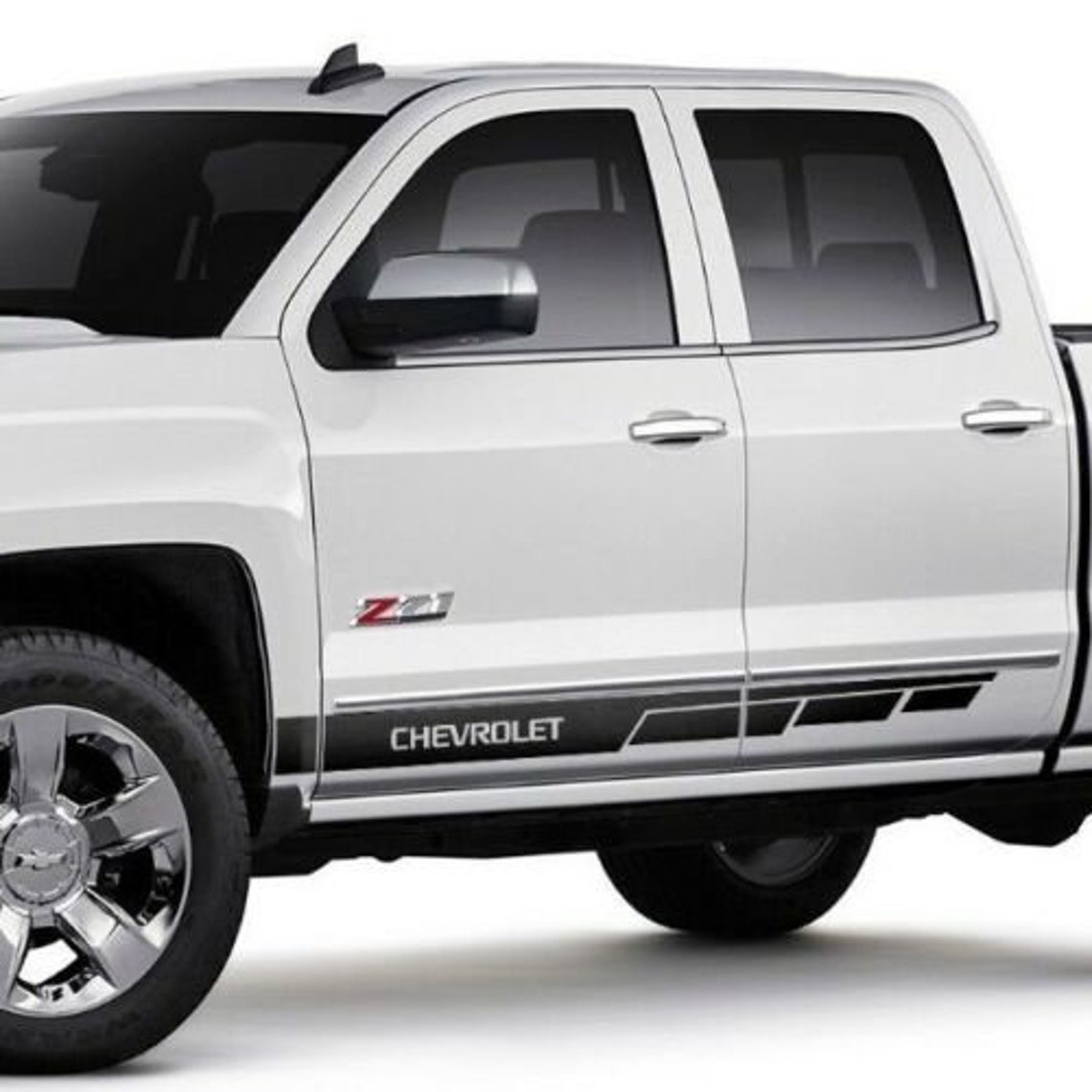 Chevrolet SILVERADO 2014 2018 Rocker Panel Vinyl Decal - Etsy