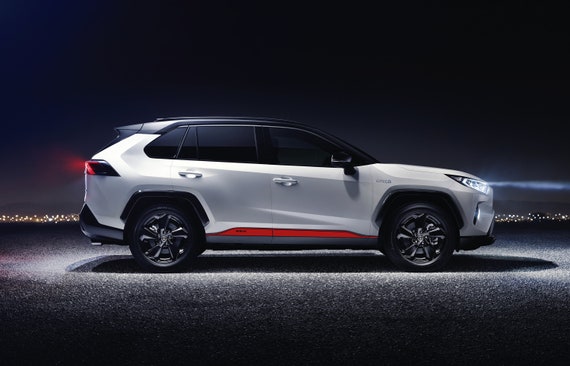 Toyota RAV4 Rocker Panel Stripe Decals - Off-road Vinyl Graphics