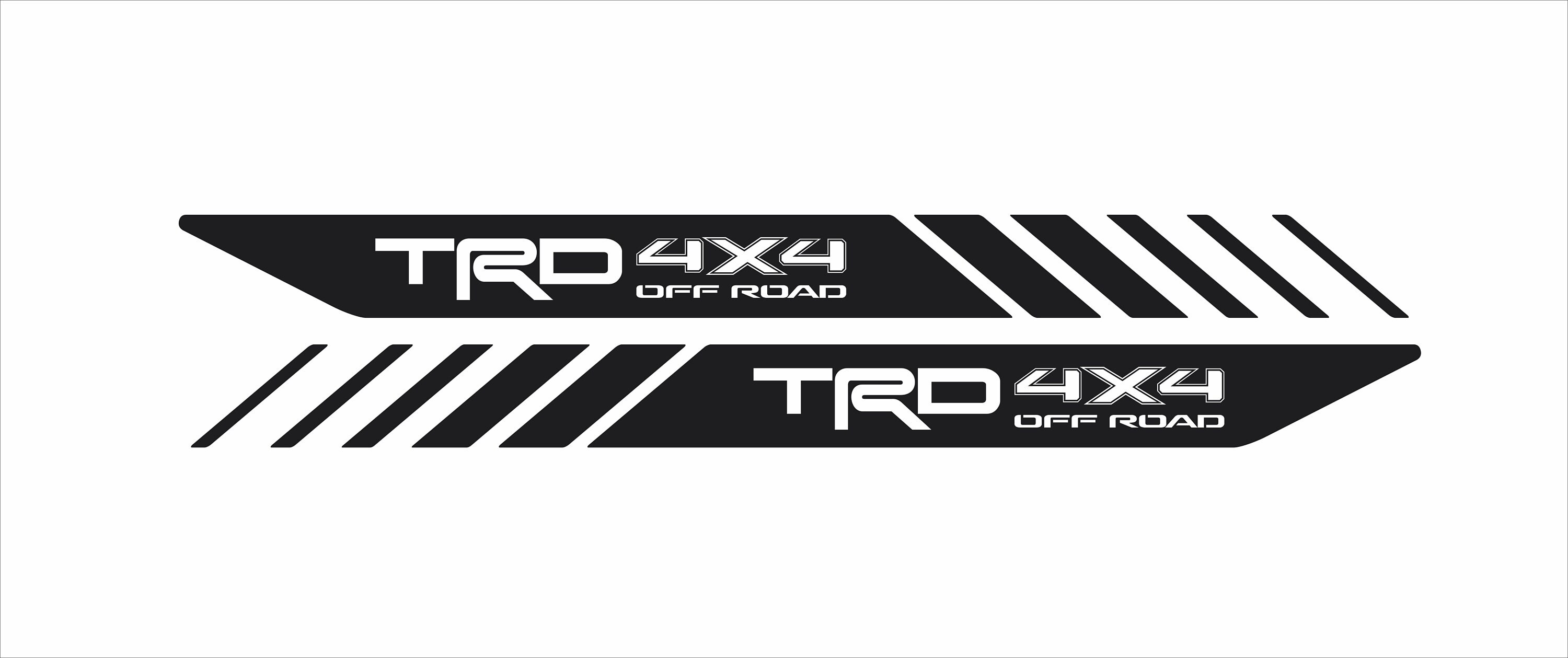 thumbnail image 2 of TRD 4x4 Off-Road Vinyl Decal Set For 2016+ Tacoma/Tundra - Red, 3x22 Inches, Oracal 2 of 6