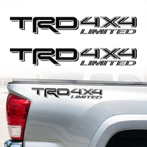 2x Toyota Tundra Tacoma TRD 4X4 LIMITED Bed Vinyl Decal Sticker Graphics Kit