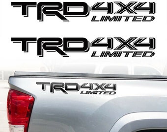 2x Toyota Tundra Tacoma TRD 4X4 LIMITED Bed Vinyl Decal Sticker Graphics Kit