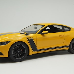 Ford Mustang GT 2015 - 2017 Hood and Rocker Panel Stripe Vinyl Decal Sticker Graphics Kit