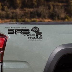 2x Toyota Tundra Tacoma SR5 Off Road WHITETAIL EDITION Bed Vinyl Decal Sticker Graphics Kit