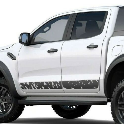 Ford Graphics Rocker Panel Decals Ford Ranger 2015-2021 ROCKER PANEL STRIPE Vinyl Decal Sticker Graphics ...