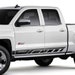 Chevrolet SILVERADO 2014 - 2018 Rocker Panel Vinyl Decal Sticker ...