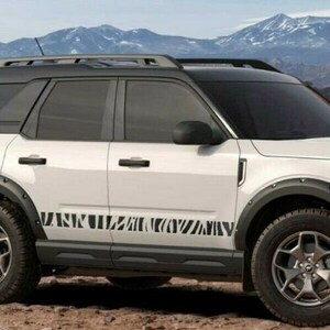 Ford Bronco Sport 2020 - 2024 ROCKER PANEL Vinyl Decal Sticker Graphics Kit