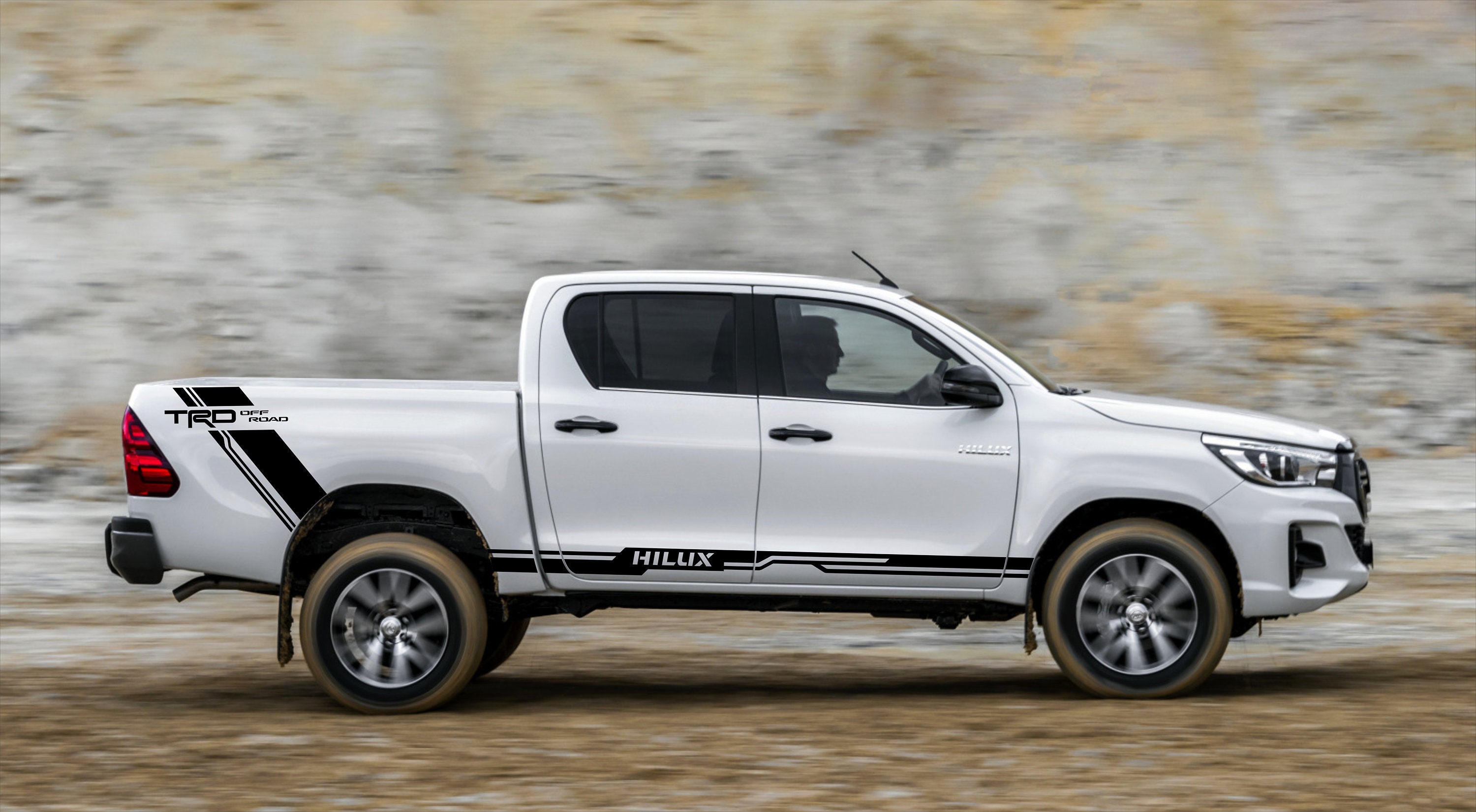Toyota Hilux 2016 - 2021 TRD OFF ROAD Side and Bed Vinyl