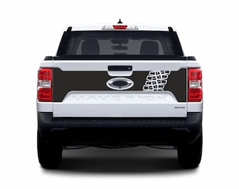 Tailgate Vinyl back Decal  fits Ford Maverick 2021 - 2024 sticker graphic kit