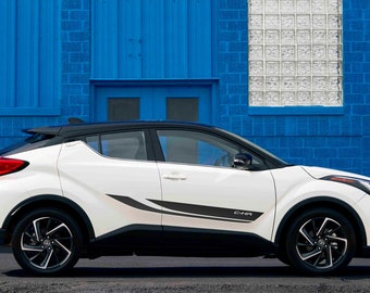 Toyota C-HR Hybrid Sport XLE SIDE Vinyl Decal Sticker Graphics  Kit