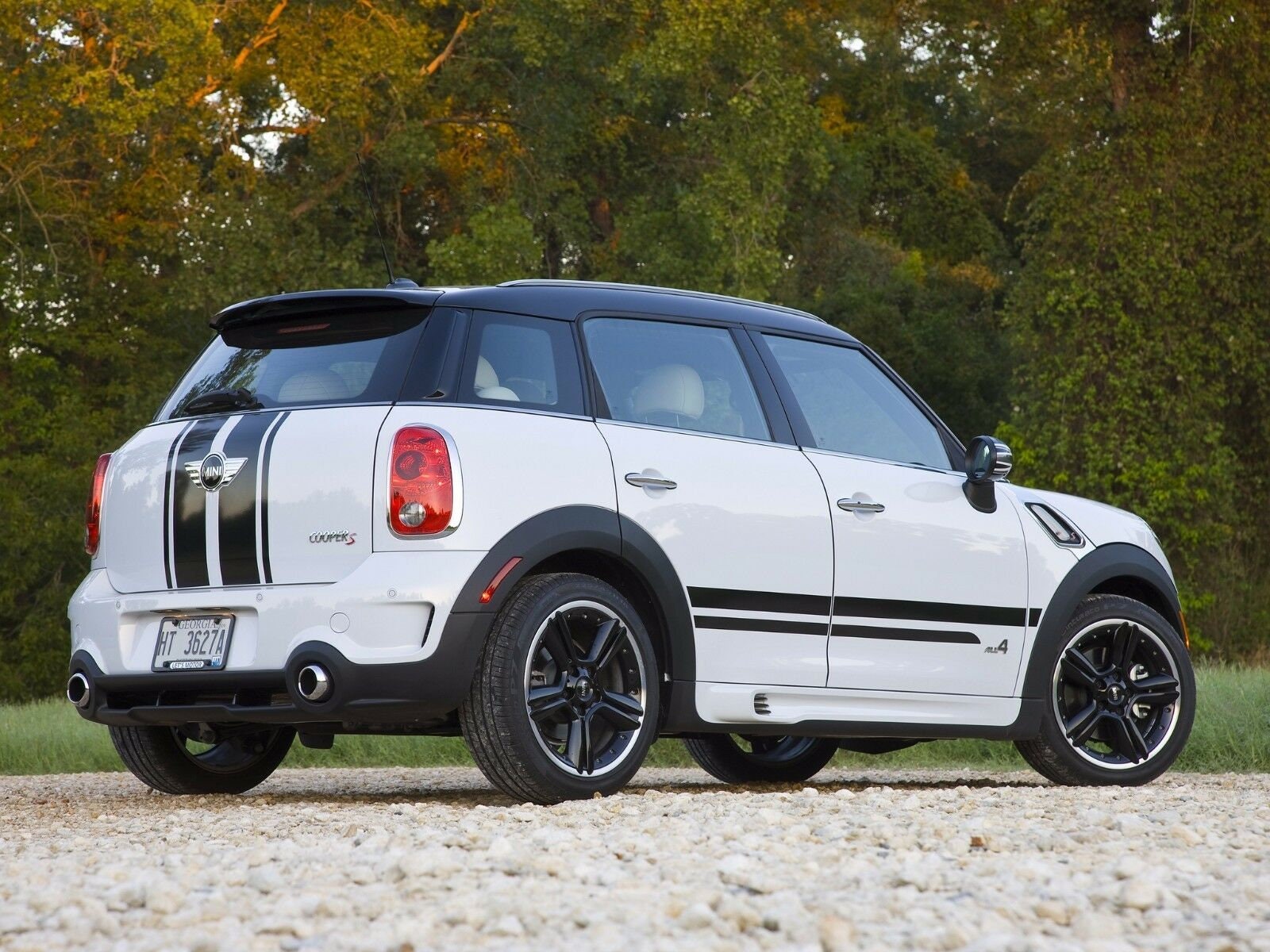 Set Van 4 Auto-instaplijstenbeschermers Voor BMW Mini Cooper Countryman F60 R60 2011-2016, Roestvrij Staal Materiaal Auto-instaplijsten Dorpellijsten Auto-accessoires