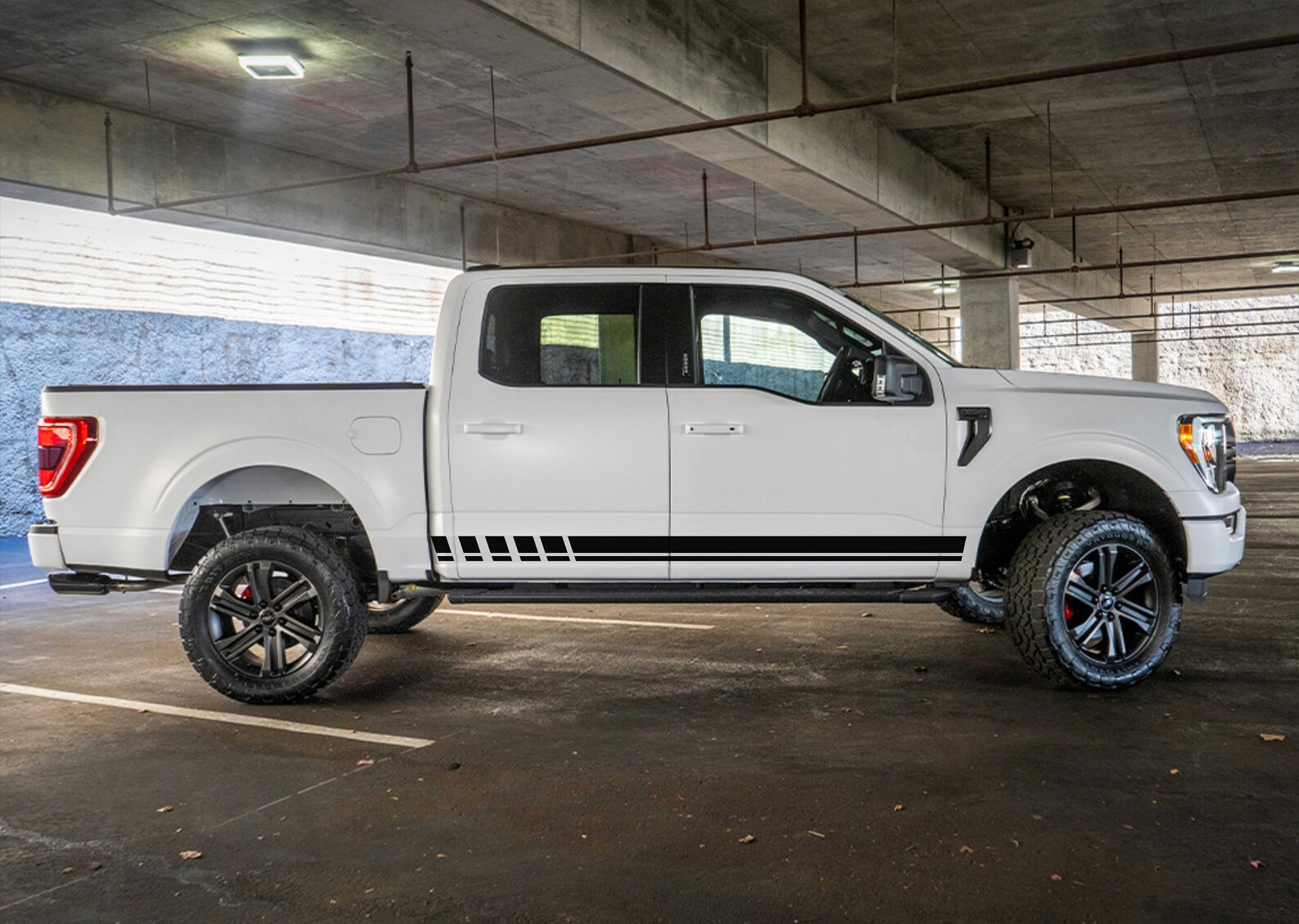 2021 2024 Ford F-150 ROCKER PANEL Stripe Vinyl Decal Sticker Graphics ...