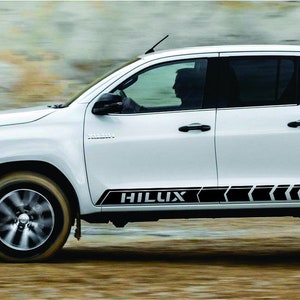 WOW! Toyota HILUX 2016 - 2022  ROCKER Panel Vinyl Decal Sticker Graphics Kit