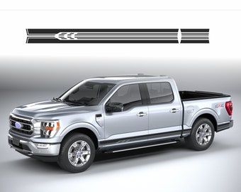 FORD F-150 2021 - 2024 ROCKER PANEL Vinyl Decal Sticker Graphics Kit