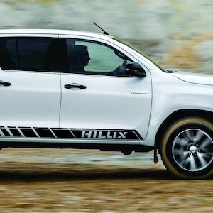 WOW! Toyota HILUX 2016 - 2022  ROCKER Panel Vinyl Decal Sticker Graphics Kit