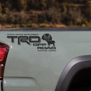 2x Toyota Tundra Tacoma TRD Off Road WHITETAIL EDITION  Bed Vinyl Decal Sticker Graphics Kit
