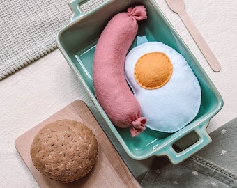 Build Your Own Felt Breakfast – Fun for Kitchens & Stores! Pretend, Toy Food, Kids, Restaurant, Educational, Imagination Play, Montessori
