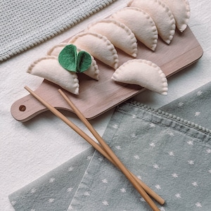 Yummy Felt Dumplings - Perfect for Play Kitchens & More! Pretend Food, Breakfast, Educational Kids Toy, Restaurant, Imagination, Montessori