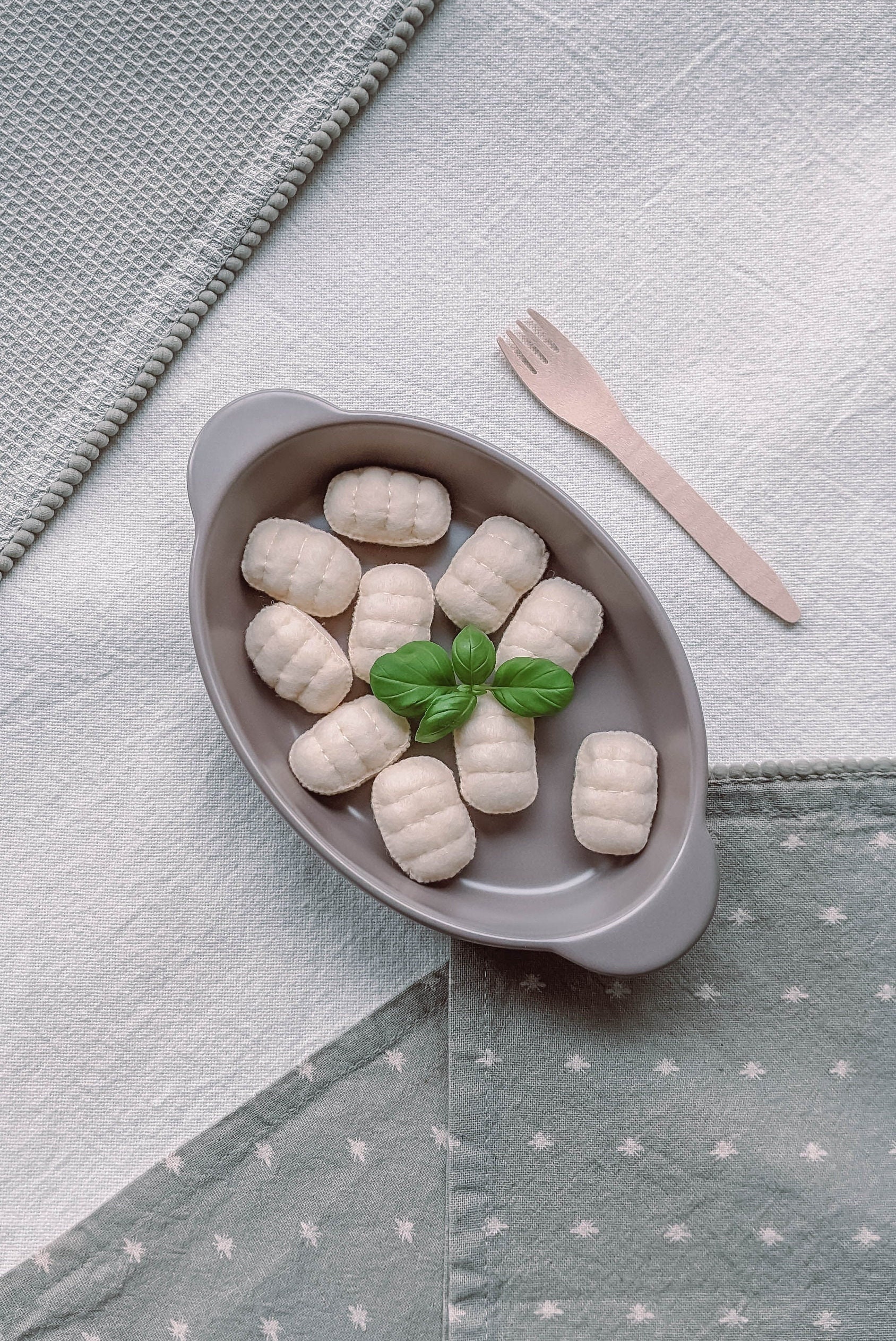Delightful Felt Gnocchi – A Taste of Italy for Playtime! Pretend Play Food, Breakfast, Kitchen, Educational, Restaurant, Montessori