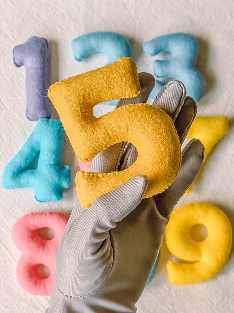 Numbers Using Felt Make Learning Fun With Felt Numbers – Easy DIY PDF Pattern! Plush Treat ...