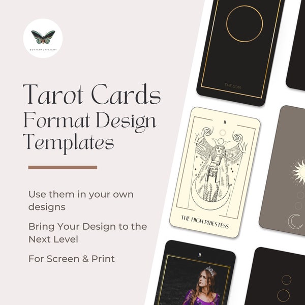 Tarot Cards Design Template for Creators