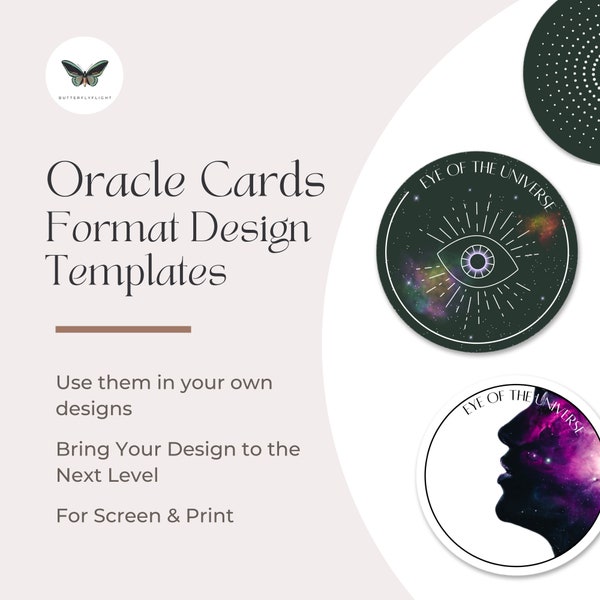 Oracle Cards Design Template