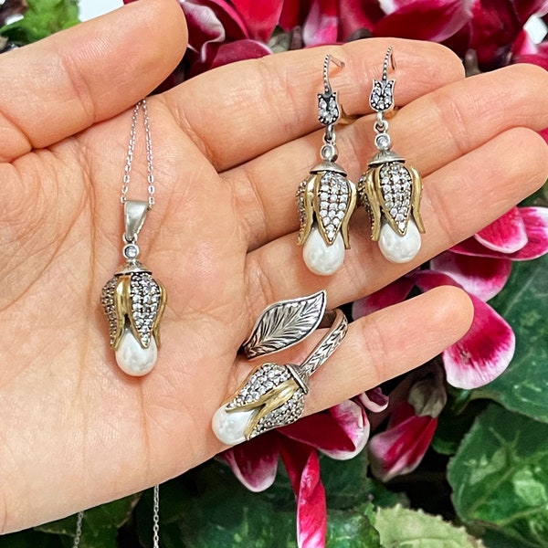 Handmade Jewelry Set Etsy