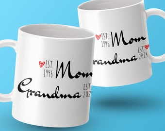 Befördert zu Oma Geschenk, Mutter zu Oma, neue Oma Geschenk, benutzerdefinierte neue Großmutter Geschenk, Muttertagsgeschenke, Schwangerschaftansage, Nana