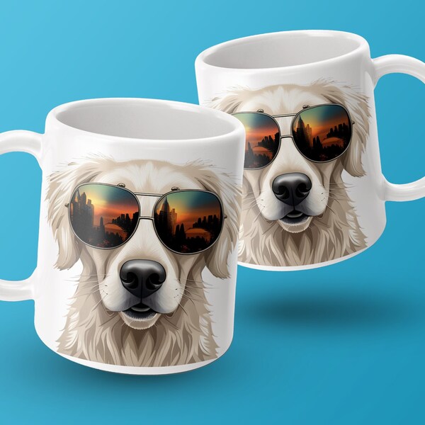 Golden Retriever Mug, Golden Retriever Gifts, Golden Retriever Coffee Mug, Personalized Dog Mug, Dog Owner Gifts, Dog Birthday Gift