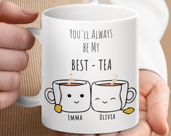 Best Friend Gift, Custom Bestie Mug, Personalized Best Friend Gift, Friendship Mug, Birthday Gift for Friend, Christmas Gift, Birthday Gift