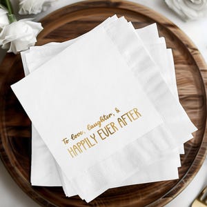 Custom Anniversary Napkins Personalized Napkins Wedding Anniversary Decor Party Napkins Anniversary Favors Celebration Napkins