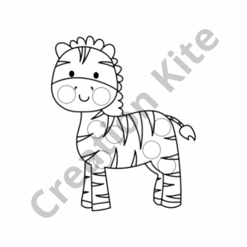 38 Animals A Dot Marker Printables Coloring Pages for Kids Etsy