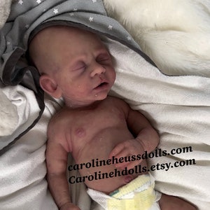 Full body silicone reborn baby girl doll, River
