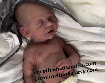 Full body silicone reborn baby girl doll, River