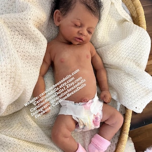 Silicone reborn baby girl big baby 10lb Darla image 12