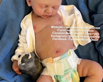 Full body silicone reborn baby boy Oliver