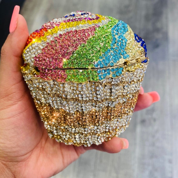 Sparkly cupcake purse hotsell