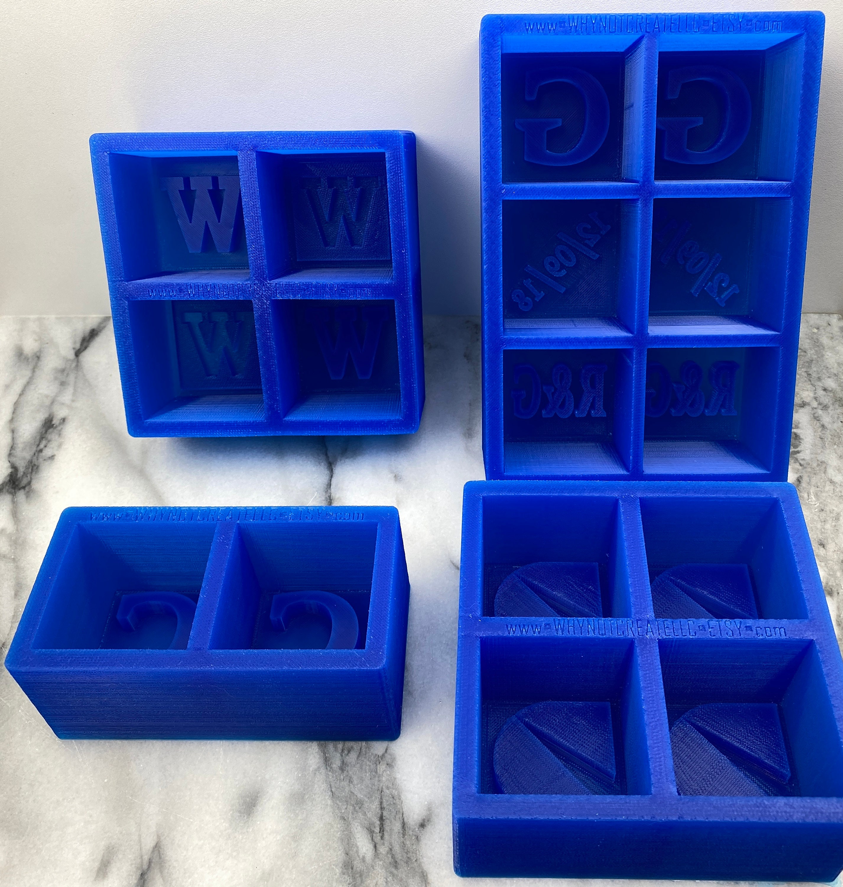 TREESTAR Mould Tray DIY Silicone Ice Cube Mould Tray Dessert Molds for Kindergarten Home Icecream Shop Blue 