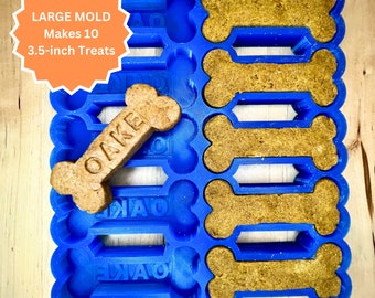Personalized Dog Treat Mold | Customized Dog Treats With Name | Custom Silicone Mold | Personalized Gift For Dog Lover, Dog Mom, Dog Dad