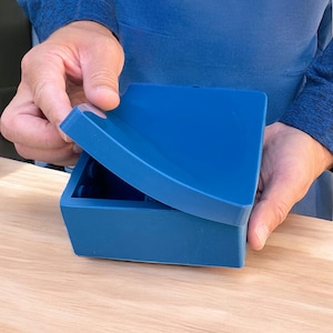 Silicone Lid for 2, 4, 6 Cube Ice Molds | Stackable Ice Tray Lid | Fits Gatsby Customs 2&quot; Ice Molds | Perfect for Freezer Organization