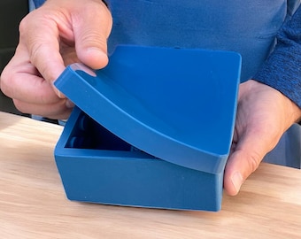 Silicone Lid for 2, 4, 6 Cube Ice Molds | Stackable Ice Tray Lid | Fits Gatsby Customs 2" Ice Molds | Perfect for Freezer Organization