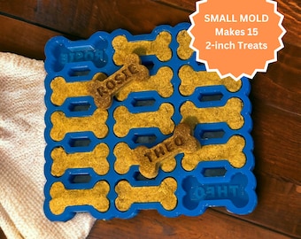 Personalized Dog Biscuit Mold | Customized Dog Biscuits With Name | Custom Silicone Mold | Personalized Gift For Dog Lover, Dog Mom, Dog Dad