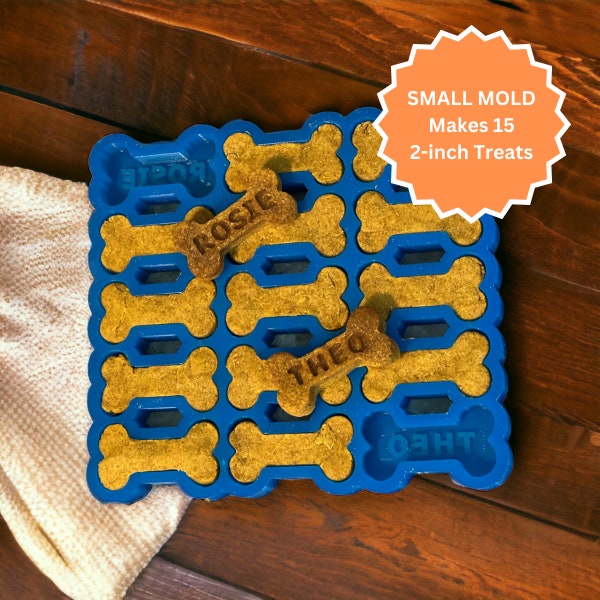 Personalized Dog Biscuit Mold | Customized Dog Biscuits With Name | Custom Silicone Mold | Personalized Gift For Dog Lover, Dog Mom, Dog Dad