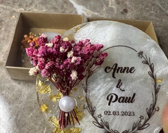 Epoxy Magnet, Wedding Favors, Wedding gift for Guests in Bulk, Rustic Wedding Favors, Save the date, Birthday favors, Bridal Shower Favors