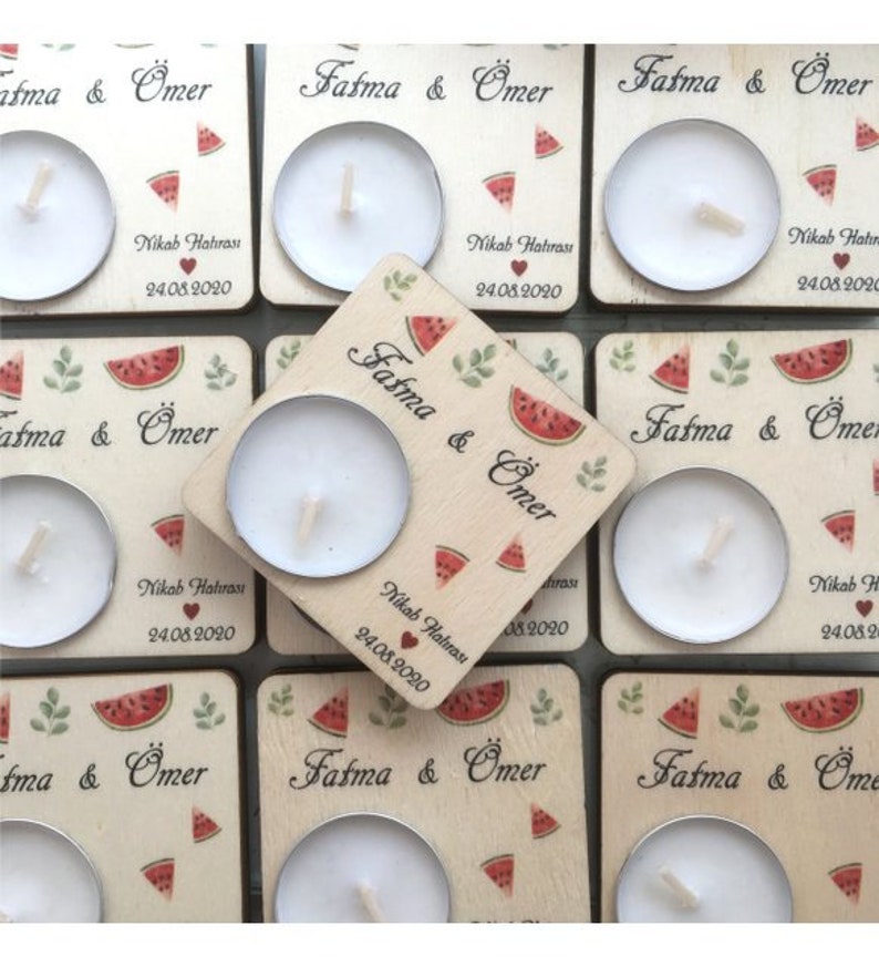 Funeral Favors for Guests in Bulk Personalized Candle Wedding Etsy