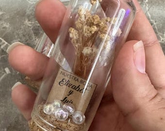 Personalized Bottle Wedding Favors, Bridal Shower Favor, Memorial Favor, Funeral Favors for Guests in Bulk, Rustic Favors, Baby Shower Favor