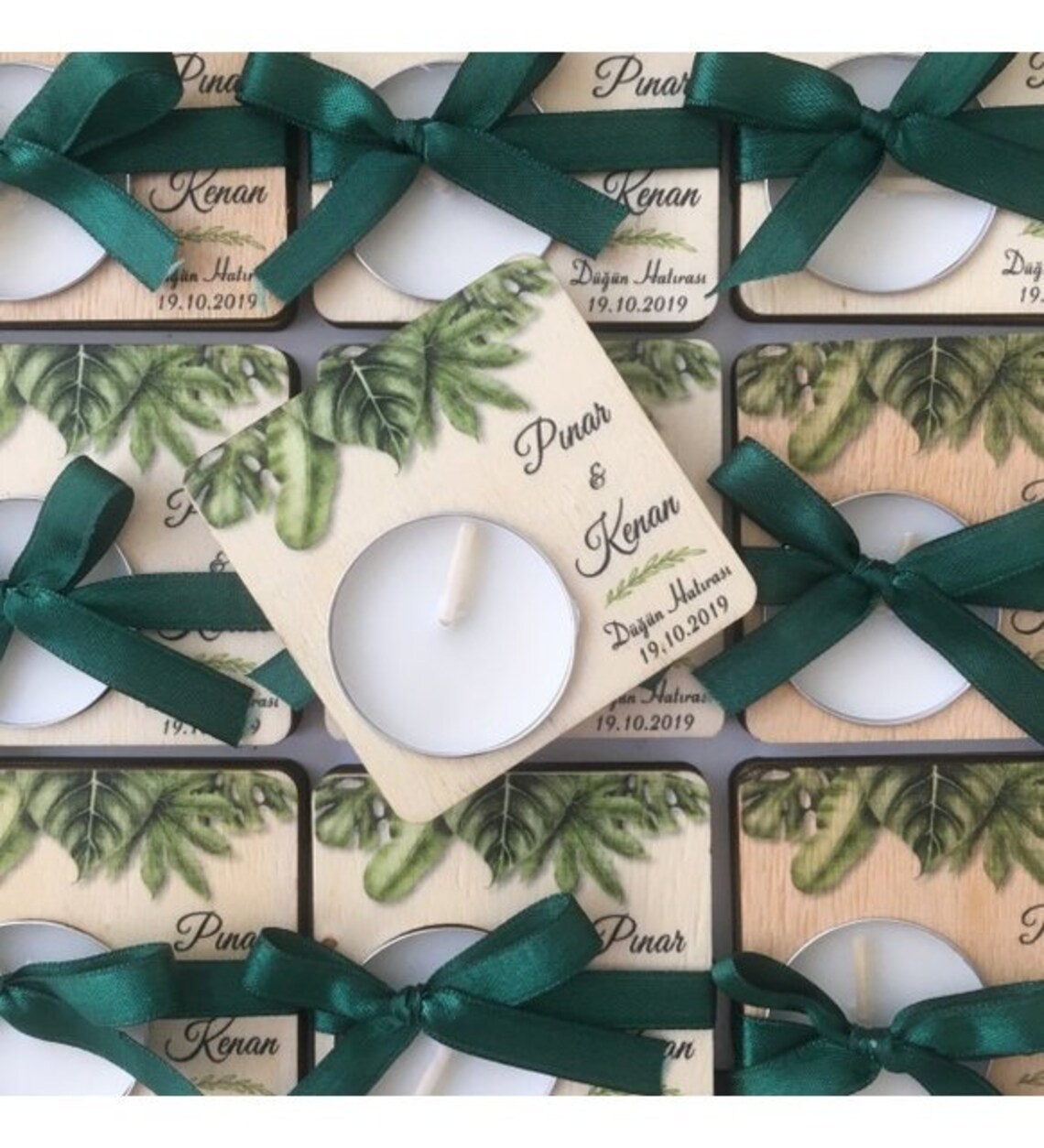 Funeral Favors for Guests in Bulk Personalized Candle Wedding Etsy