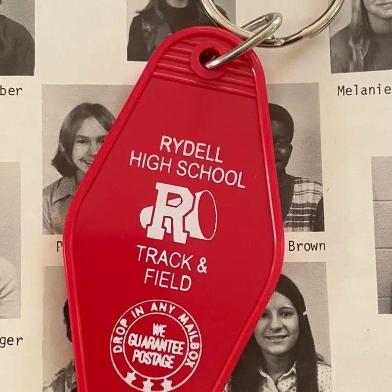 Rydell High School Grease USA Hotel Style Keyring Etsy