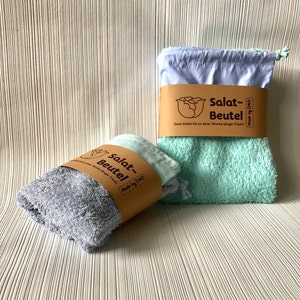 salad bag bag terry cloth keep fresh storage zero waste