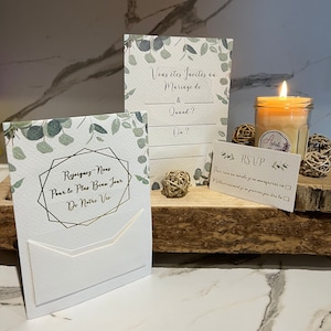 Country wedding announcement